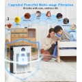 Air Purifier,FREHSDEW Air Purifiers for Home with H14 HEPA and Activated Carbon Filter, Removes 99.99% of Dust,Odors,Smoke,and Pet Hair Covers up to 2300 Sq.Ft, Quiet and Energy Efficient