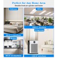 Air Purifier,FREHSDEW Air Purifiers for Home with H14 HEPA and Activated Carbon Filter, Removes 99.99% of Dust,Odors,Smoke,and Pet Hair Covers up to 2300 Sq.Ft, Quiet and Energy Efficient