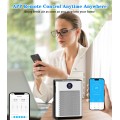 Air Purifier,FREHSDEW Smart WiFi Air Purifiers for Home with H14 HEPA and Activated Carbon Filter, Removes 99.99% of Dust,Odors,Smoke,and Pet Hair Covers up to 2300 Sq.Ft, Quiet and Energy Efficient