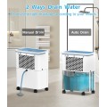 FRESHDEW Dehumidifier, 30 Pints Dehumidifiers for Home, 1500 Sq. Ft Dehumidifiers with Drain Hose, 0.52 Gallon Water Tank for Basement Bathroom Bedroom, 24H Timer
