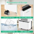 FRESHDEW Dehumidifier, 50 Pints Dehumidifiers for Home, 4500 Sq. Ft Dehumidifiers with Drain Hose, 0.66 Gallon Water Tank for Basement Bathroom Bedroom, 24H Timer