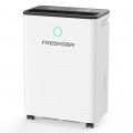 FRESHDEW Dehumidifier, 50 Pints Dehumidifiers for Home, 4500 Sq. Ft Dehumidifiers with Drain Hose, 0.66 Gallon Water Tank for Basement Bathroom Bedroom, 24H Timer