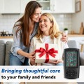 FRESHDEW TENS Unit Rechargeable Muscle Stimulator, with 12 Reusable Pads, EMS Dual Channel, 28 Modes, 40 Intensity for Back, Neck, Leg Pain Muscle