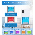 Dehumidifiers for Home, 2500ml Portable Dehumidifiers for Bedroom with Auto Shut Off, FRESHDEW Small Dehumidifiers with 7 Colors LED Light for Wardrobe Bathroom Bedroom Closet RV